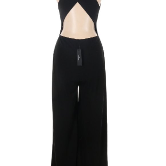 NWT Lulus Black Jumpsuit XL - Picture 3 of 4